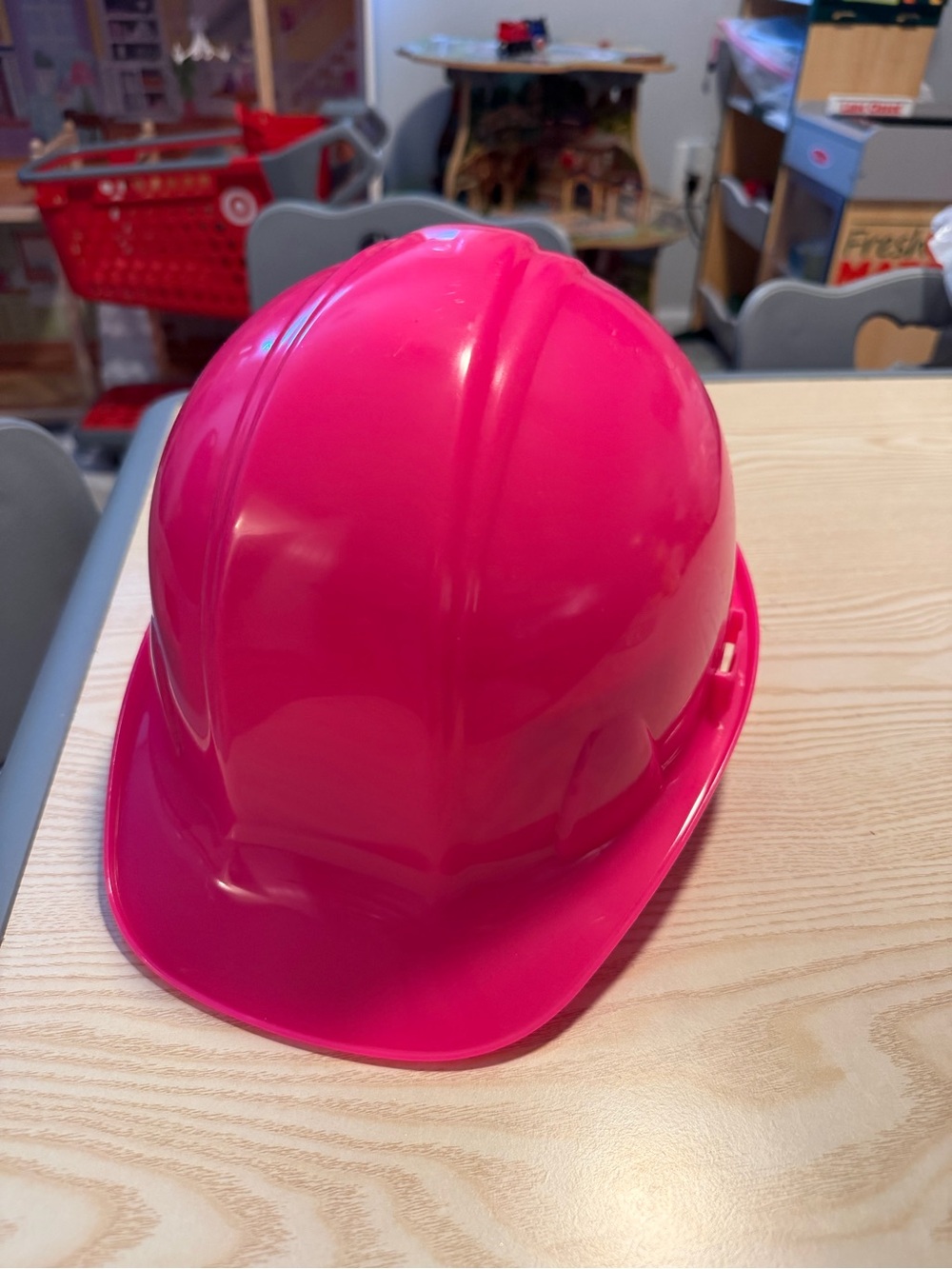 Uline Heavy-Duty Hot Pink Hardhat Ratchet Style S-10512 Worn Once